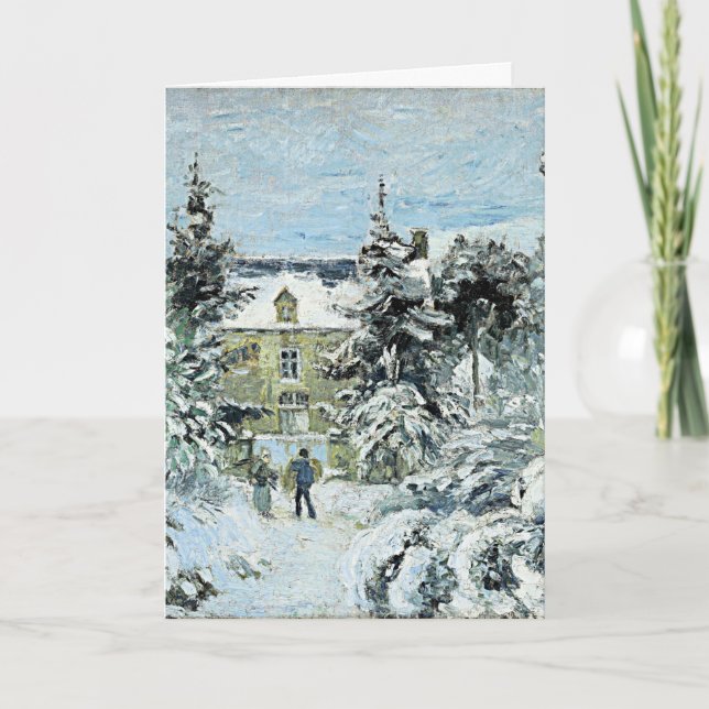 Tarjeta Pissarro - Casa de Piette en Montfoucault (Anverso)