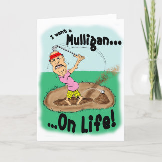 Tarjeta Pissed Off Golfer