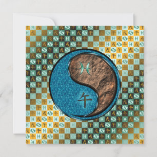 Tarjeta Pisses y Caballo Tierra