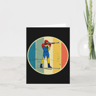 Tarjeta Pista de esquí de fondo de biatlón 2