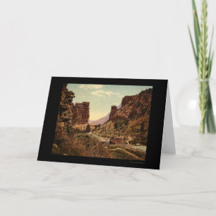 Tarjeta Pista de ferrocarril de Denver y del Rio Grande en