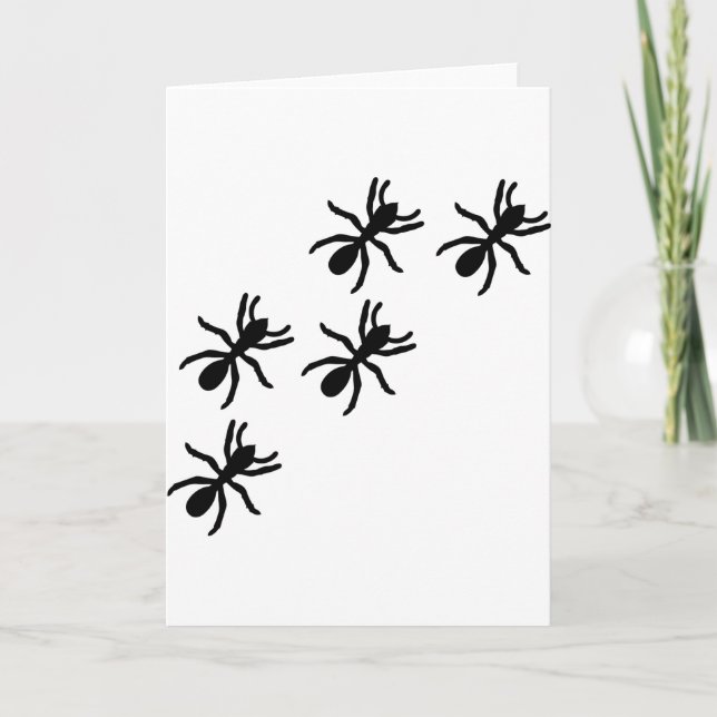 Tarjeta pista de hormiga negra (Anverso)