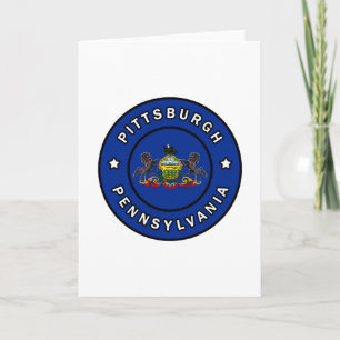 Tarjeta Pittsburgh Pensilvania