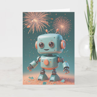 Tarjeta Pixelated Birthday Confetti Party