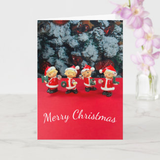 Tarjeta Pixie Magic Navidades Noel MidCentury Elf Card