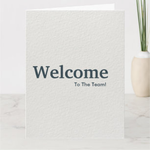 Tarjeta Pizarra de bienvenida a nuevo empleado