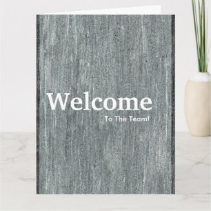 Tarjeta Pizarra de bienvenida a nuevos empleados