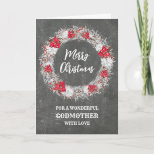Tarjeta Pizarras rusas de la abuela Feliz Navidad