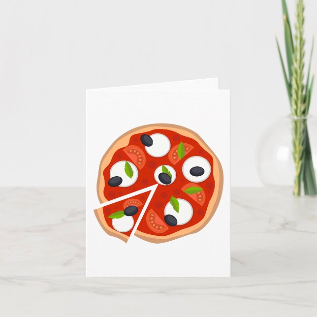 Tarjeta Pizza de Mozzarella con Tomate y Albahaca (Subido por el creador)