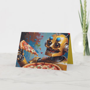 Tarjeta pizza robot