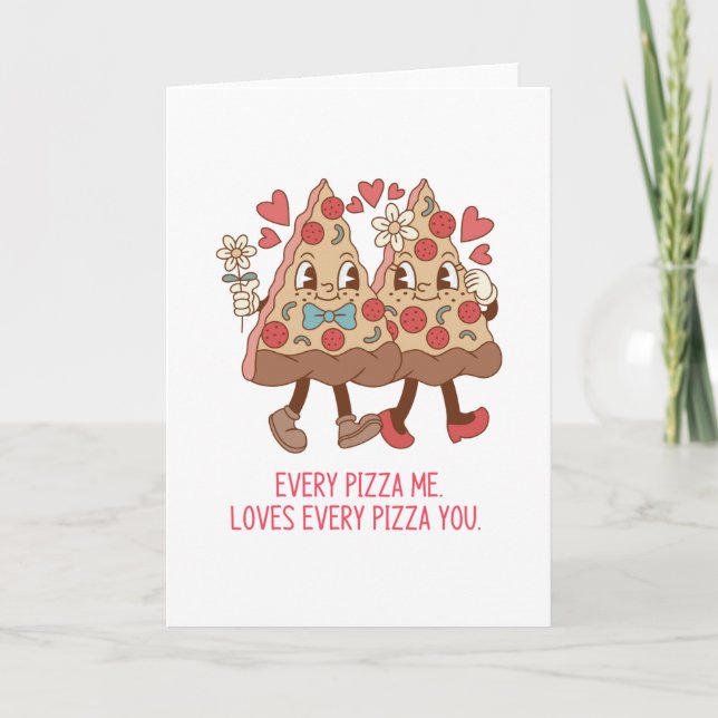 Tarjeta Pizza San Valentín (Anverso)