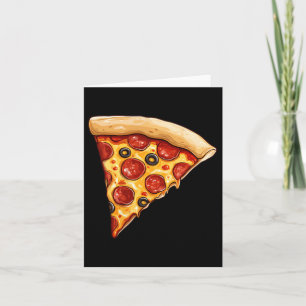 Tarjeta Pizza Slice Minimalista