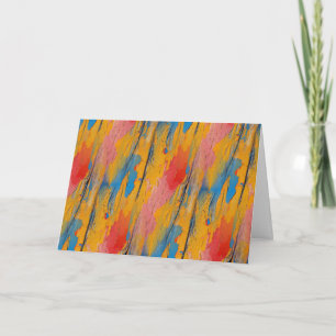 Tarjeta Placa de pintura colorida