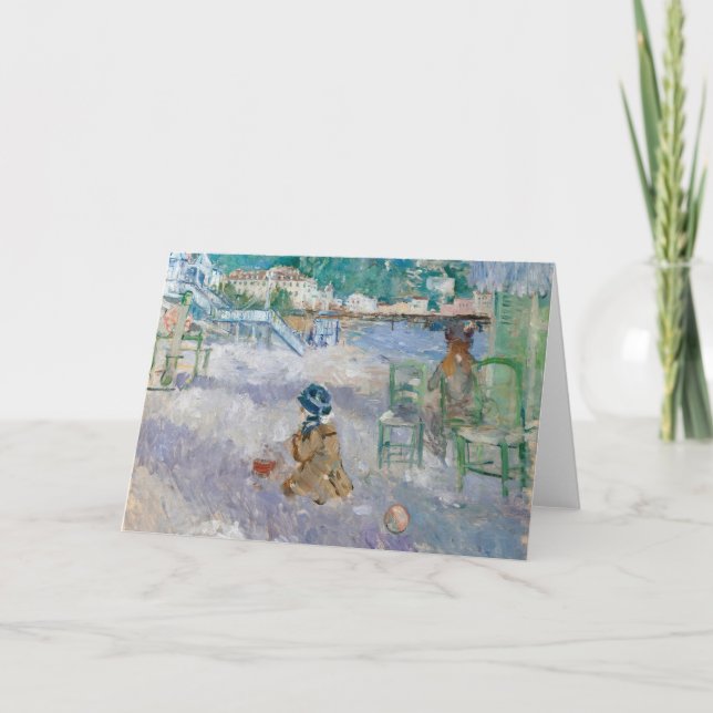 Tarjeta Plage De Nice | Berthe Morisot (Anverso)