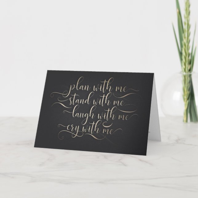 Tarjeta Plan Conmigo - Dulce Propuesta De La Mujer De Novi (Anverso)
