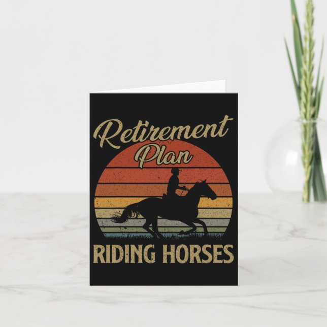 Tarjeta Plan de Jubilación Caballo Caballo de Regalo (Anverso)