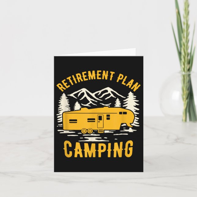 Tarjeta Plan de Jubilación - Camping - Para los Campers de (Anverso)