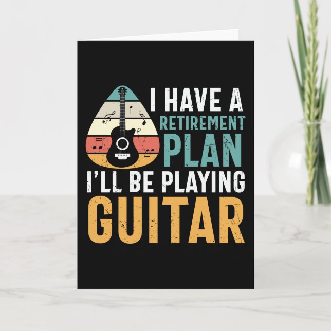 Tarjeta Plan de retiro de guitarra (Anverso)