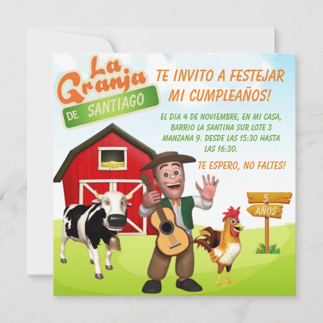 Tarjeta plana (Anverso)