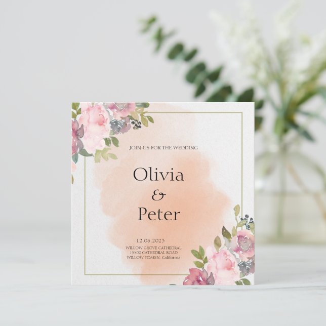 Tarjeta plana (Anverso de pie)