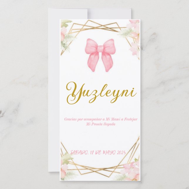 Tarjeta plana (Anverso)