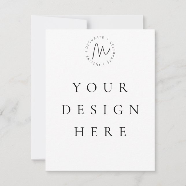 Tarjeta plana 5.5x4.25 (Anverso)