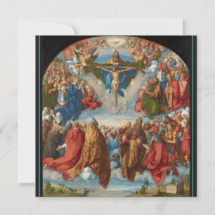 Tarjeta plana Albrecht Dürer 1511 Trinity Hi-Def