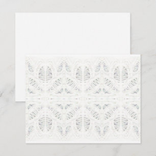 Tarjeta plana BATTENBURG LACE 4.25x5.5 / horizonta