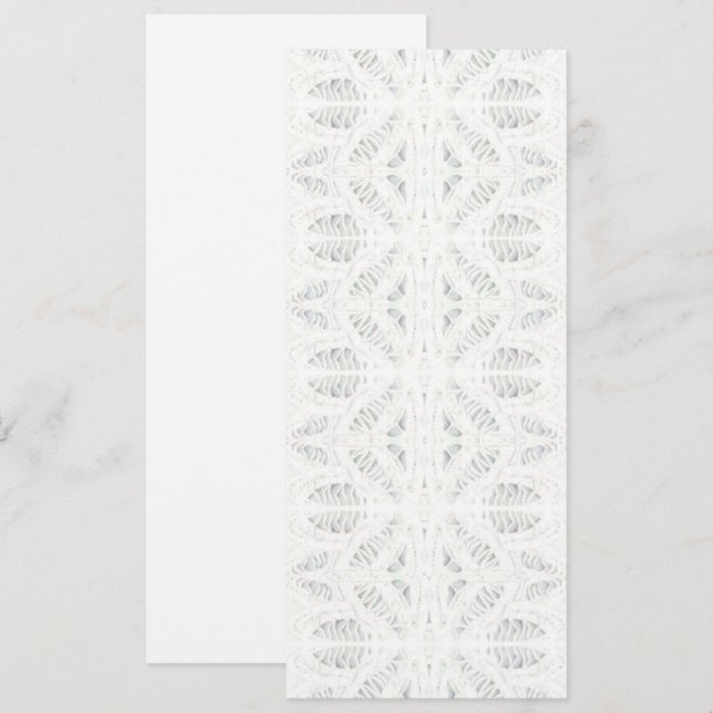Tarjeta plana BATTENBURG LACE 4x9.25 / vertical (Anverso / Reverso)