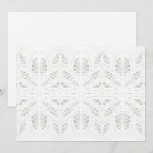 Tarjeta plana BATTENBURG LACE 5.5x7.5 / horizontal