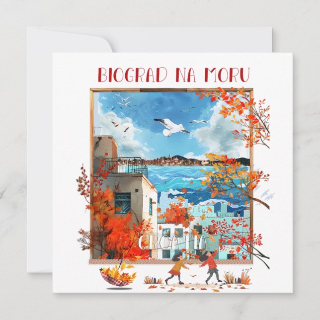 Tarjeta plana - Biograd na Moru 2 (Anverso)