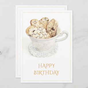 Tarjeta plana BISCOTTI Happy Birday 5x7