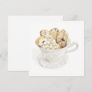 Tarjeta plana cuadrada BISCOTTI 5.25"