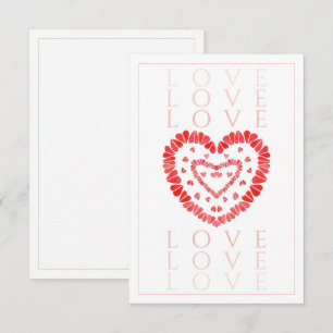 TARJETA PLANA DE 3.5x5 DE AMOR