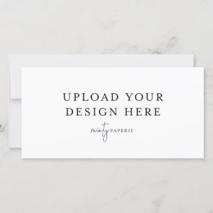 Tarjeta plana de 4" x 8" - Paisaje