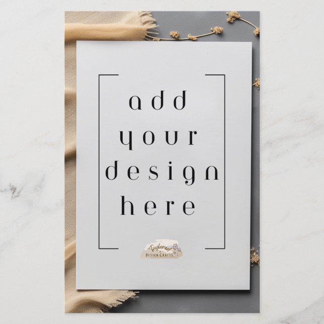 Tarjeta plana de 5,5" x 8,5" (Anverso)