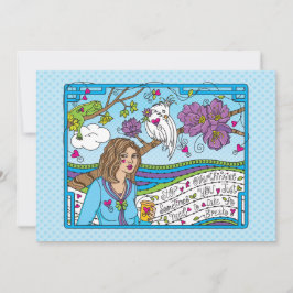 Tarjeta plana de 7" x 5"