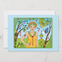 Tarjeta plana de 7" x 5"