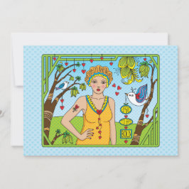 Tarjeta plana de 7" x 5"