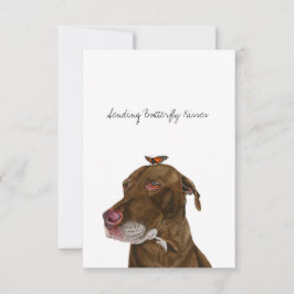 Tarjeta plana de agradecimiento