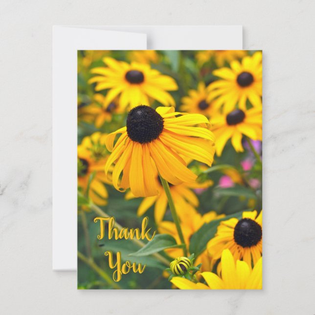 Tarjeta plana de agradecimiento (Anverso)