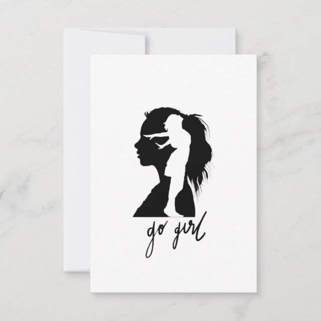 Tarjeta plana de agradecimiento (Anverso)