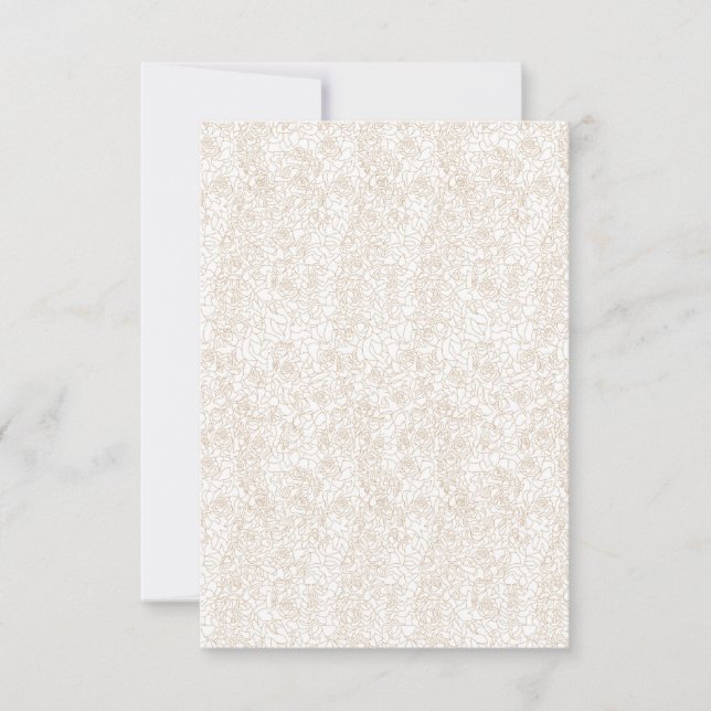 Tarjeta plana de agradecimiento (Anverso)