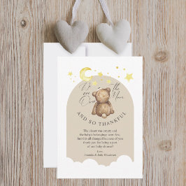 Tarjeta plana de agradecimiento