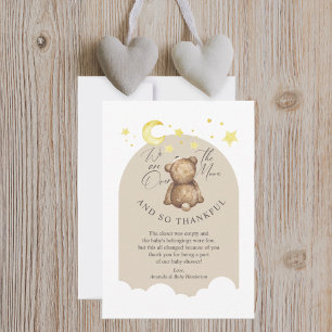 Tarjeta plana de agradecimiento