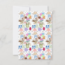 Tarjeta plana de agradecimiento