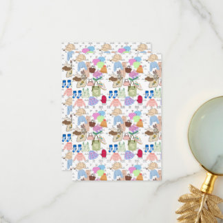 Tarjeta plana de agradecimiento