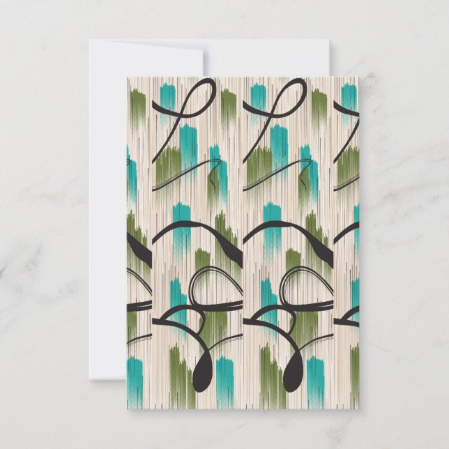 Tarjeta plana de agradecimiento (Anverso)