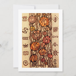 Tarjeta plana de agradecimiento