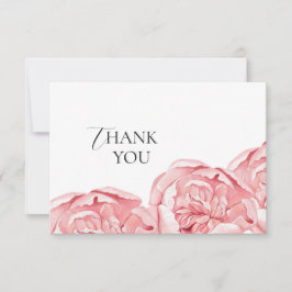 Tarjeta plana de agradecimiento Bridal Showe